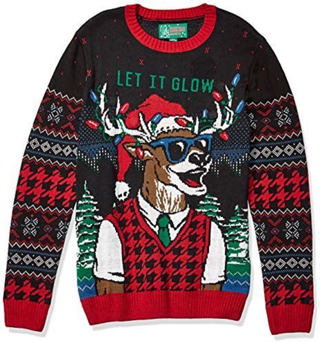 Ugly Christmas Sweater Company Men's Assorted Light-up Sweater